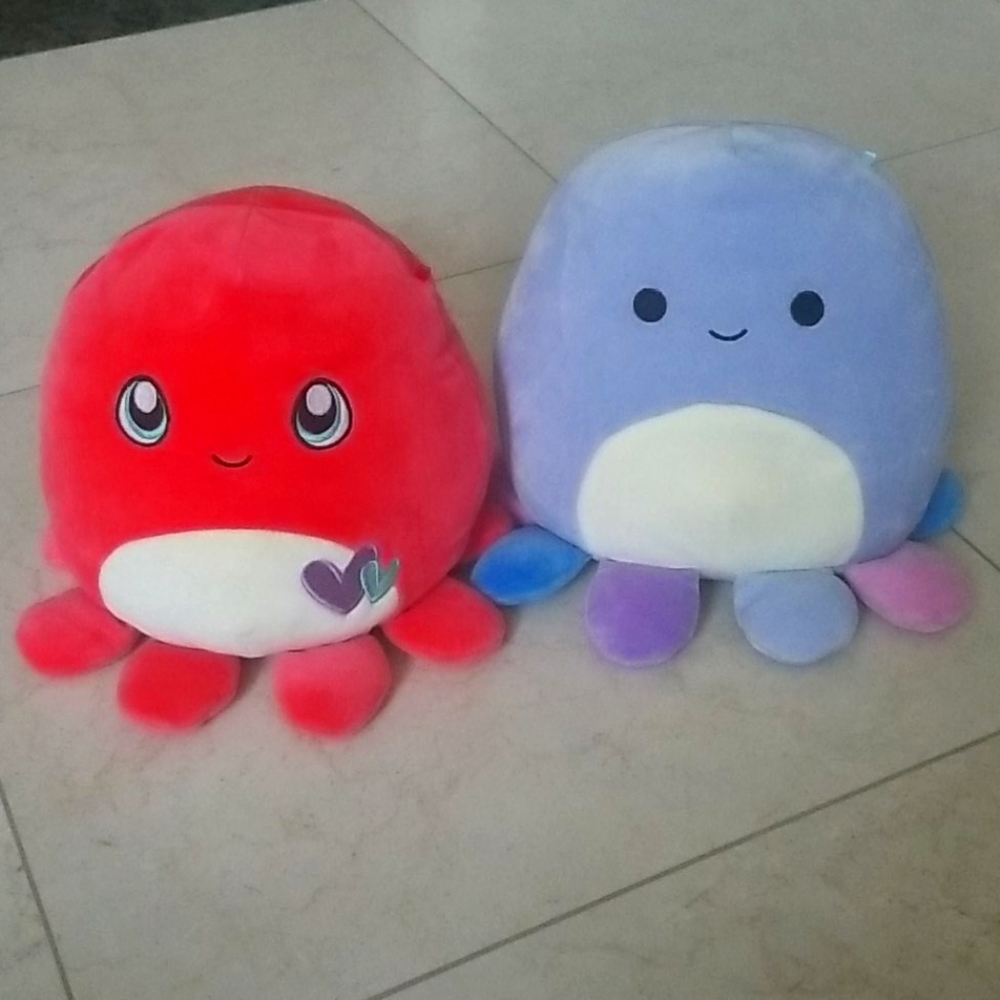 Squishmallows Octopus Bundle Zobey & Veronica 8"